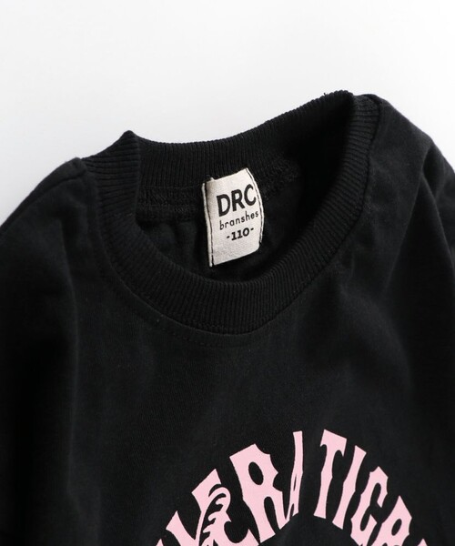 DRC branshes(ディーアールシーブランシェス)の「【WEB限定/DRC/お肌に嬉しい綿100%】グラフィック長袖ワンピース+チュールマルチフリルセット(ワンピース・キッズ・ブラック/チャコールグレー/ネイビー/カラフル/その他1・140/150/90/100/110/120/130)」の14枚目の写真