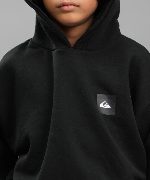 Quiksilver（クイックシルバー）の「QUIKSILVER/クイックシルバー QS BOX SWEAT HOODIE 24 YOUTH パーカー 親子コーデ ムラサキスポーツ別注 KPO244611M（パーカー・キッズ・ブラック/ヘザーグレー・140cm/150cm/160cm/130cm）」の7枚目の写真