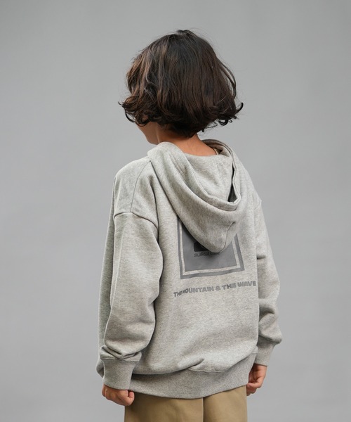 Quiksilver（クイックシルバー）の「QUIKSILVER/クイックシルバー QS BOX SWEAT HOODIE 24 YOUTH パーカー 親子コーデ ムラサキスポーツ別注 KPO244611M（パーカー・キッズ・ブラック/ヘザーグレー・140cm/150cm/160cm/130cm）」の9枚目の写真