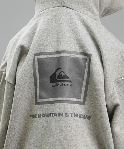 Quiksilver（クイックシルバー）の「QUIKSILVER/クイックシルバー QS BOX SWEAT HOODIE 24 YOUTH パーカー 親子コーデ ムラサキスポーツ別注 KPO244611M（パーカー・キッズ・ブラック/ヘザーグレー・140cm/150cm/160cm/130cm）」の13枚目の写真