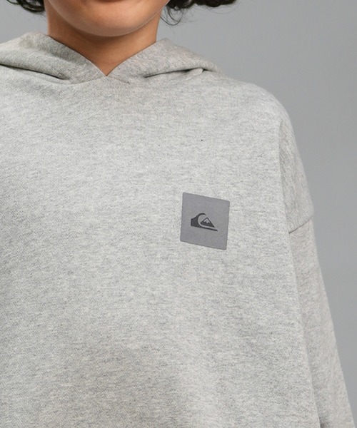 Quiksilver（クイックシルバー）の「QUIKSILVER/クイックシルバー QS BOX SWEAT HOODIE 24 YOUTH パーカー 親子コーデ ムラサキスポーツ別注 KPO244611M（パーカー・キッズ・ブラック/ヘザーグレー・140cm/150cm/160cm/130cm）」の12枚目の写真