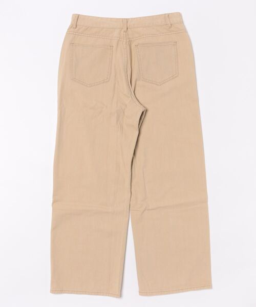 WESTBOY(ウエストボーイ)の「ルーズバギー 4カラー デニムパンツ /セミワイドデニムパンツ WO24W1PT08【WB ORIGINALS】(デニムパンツ・メンズ・ベージュ/ブラック/グリーン/ホワイト・L/M/XL)」の20枚目の写真