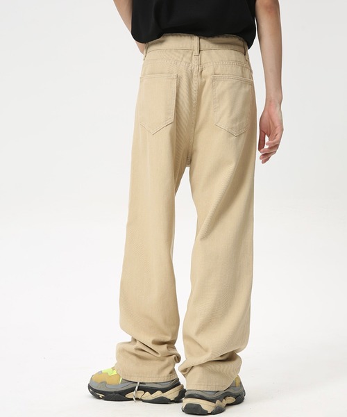 WESTBOY(ウエストボーイ)の「ルーズバギー 4カラー デニムパンツ /セミワイドデニムパンツ WO24W1PT08【WB ORIGINALS】(デニムパンツ・メンズ・ベージュ/ブラック/グリーン/ホワイト・L/M/XL)」の13枚目の写真