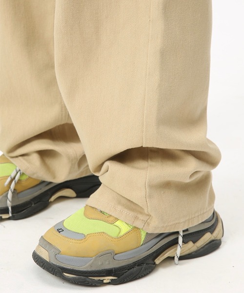 WESTBOY(ウエストボーイ)の「ルーズバギー 4カラー デニムパンツ /セミワイドデニムパンツ WO24W1PT08【WB ORIGINALS】(デニムパンツ・メンズ・ベージュ/ブラック/グリーン/ホワイト・L/M/XL)」の17枚目の写真