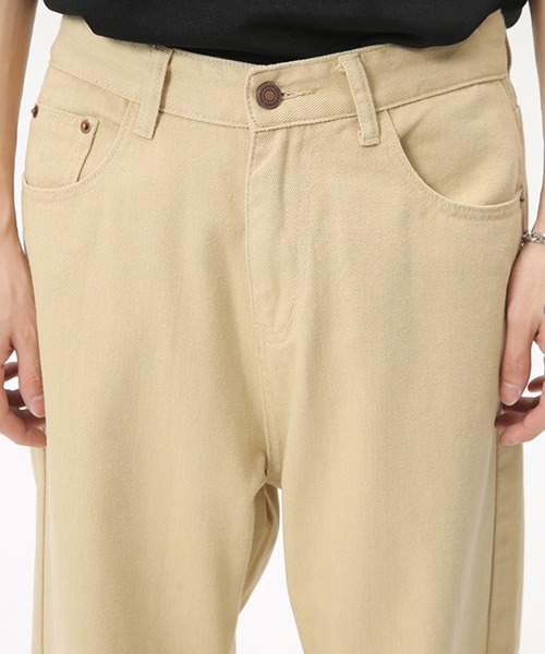 WESTBOY(ウエストボーイ)の「ルーズバギー 4カラー デニムパンツ /セミワイドデニムパンツ WO24W1PT08【WB ORIGINALS】(デニムパンツ・メンズ・ベージュ/ブラック/グリーン/ホワイト・L/M/XL)」の18枚目の写真