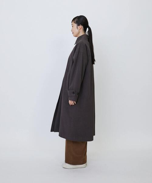 ロワズィール LOISIR グランジコットンポプリンステンカラー ショートコート グランジコットンポプリンステンカラーショートコート｜BIGI