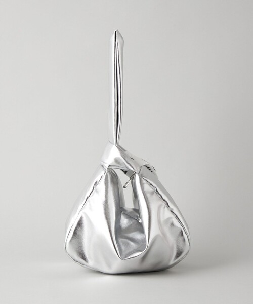 CITEN（シテン）の「＜CITEN＞レザーライク ワンハンドルバッグ（ハンドバッグ・レディース・シルバー/ブラック・FREE）」の6枚目の写真