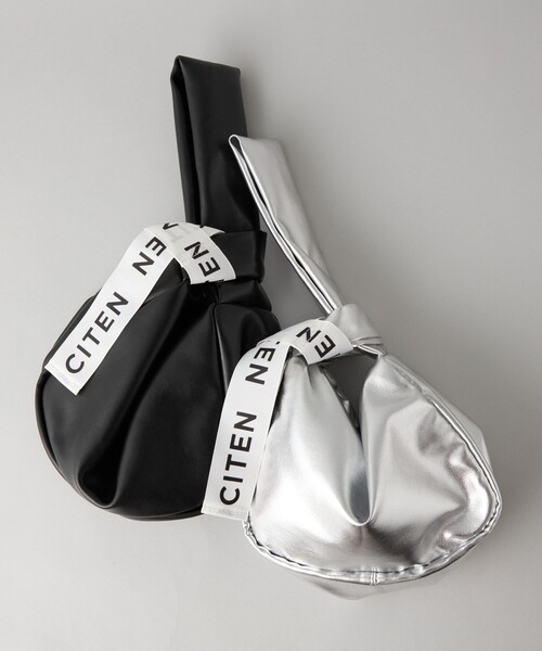 CITEN（シテン）の「＜CITEN＞レザーライク ワンハンドルバッグ（ハンドバッグ・レディース・シルバー/ブラック・FREE）」の19枚目の写真