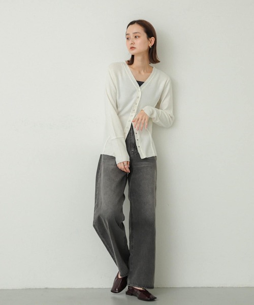 SENCE OF PLACE ニットベスト Vネック カーディガン センス オブ プレイス バイ アーバンリサーチ SENSE OF PLACE by URBAN