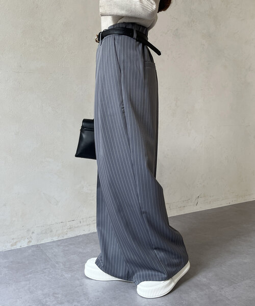 AtLast&Co. 2タックスラックスパンツ AtLast&Co. 2タックスラックスパンツ