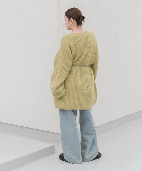 KBF（ケイビーエフ）の「ボリュームニットミニワンピース（ワンピース・レディース・グリーン系その他/グレー/ブラウン・ONE）」の7枚目の写真