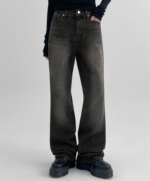BLACKUP（ブラックアップ）の「[B-DENIM] NON SPAN BOOTS-CUT 028（デニムパンツ・レディース・ブラック・SMALL/MEDIUM/LARGE）」の6枚目の写真