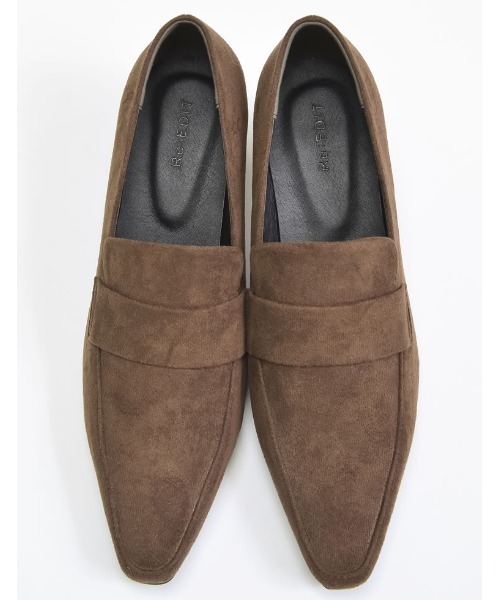 Re:EDIT（リエディ）の「[大きいサイズ有]ポインテッドトゥヒールローファー（ローファー・レディース・ブラック/ブラウン・SMALL/MEDIUM/LARGE/X-LARGE）」の7枚目の写真