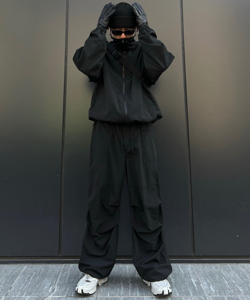 セットアップ対応】ゴープコア ドロスト ダブルジップブルゾン