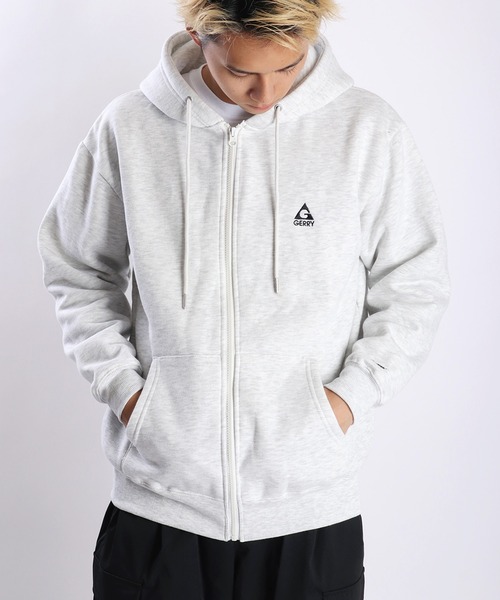 GERRY(ジェリー)の「GERRY 裏起毛 フルZIPパーカー(パーカー・メンズ・ブラック/アッシュグレー/ネイビー・LL/M/L)」の4枚目の写真