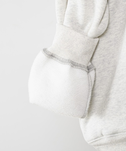 anoco no oheya（アノコノオへヤ）の「pocopoco animal sweat/ポコポコアニマルスウェット（スウェット・レディース・グレー/ピンク/ダークブラウン・FREE）」の16枚目の写真