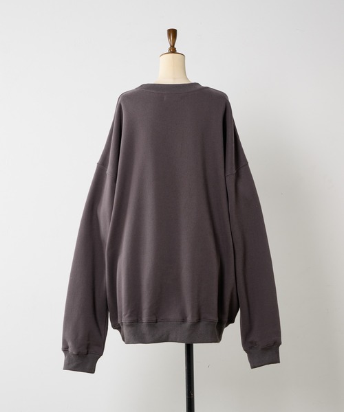 anoco no oheya（アノコノオへヤ）の「pocopoco animal sweat/ポコポコアニマルスウェット（スウェット・レディース・グレー/ピンク/ダークブラウン・FREE）」の19枚目の写真