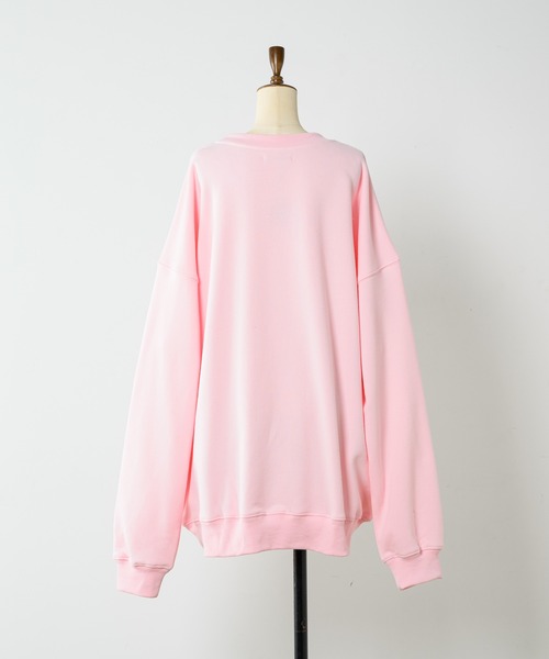 anoco no oheya（アノコノオへヤ）の「pocopoco animal sweat/ポコポコアニマルスウェット（スウェット・レディース・グレー/ピンク/ダークブラウン・FREE）」の22枚目の写真