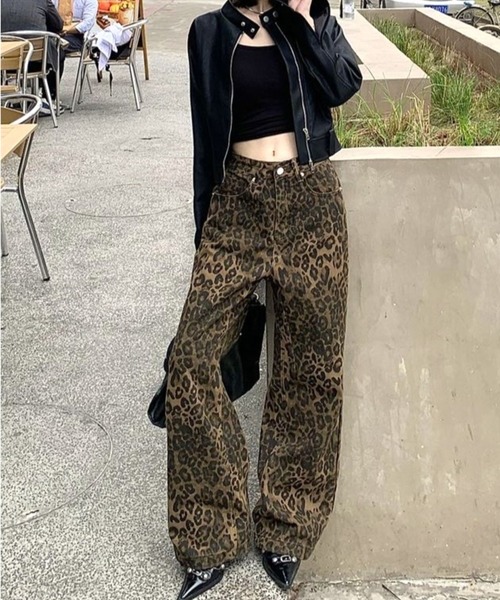CANVAS+(キャンバスプラス)の「【CANVAS+】レオパード柄パンツ(その他パンツ・レディース・ブラウン・L/M/S)」の17枚目の写真