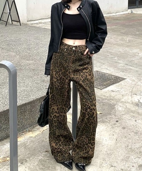 CANVAS+(キャンバスプラス)の「【CANVAS+】レオパード柄パンツ(その他パンツ・レディース・ブラウン・L/M/S)」の20枚目の写真