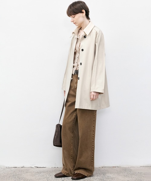 tageechita（タジチタ）の「【tageechita】ベーシックナローストレートブラウンデニムパンツ（デニムパンツ・レディース・ブラウン・XS/S/M/L）」の13枚目の写真