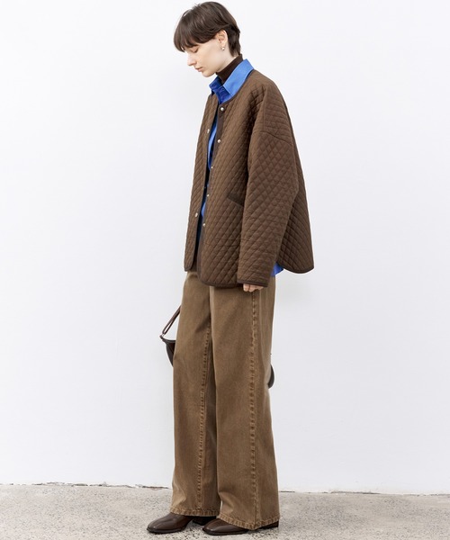 tageechita（タジチタ）の「【tageechita】ベーシックナローストレートブラウンデニムパンツ（デニムパンツ・レディース・ブラウン・XS/S/M/L）」の19枚目の写真