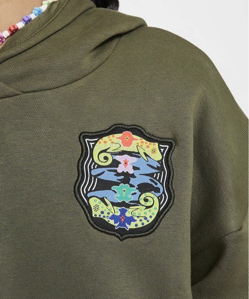NIKE SB(ナイキエスビー)の「NIKE SB/ナイキエスビー キッズ パーカー DESI K SB PO HOD AGN OLYM FV0408-222(パーカー・キッズ・オリーブ・160cm/130cm/150cm/140cm)」の9枚目の写真