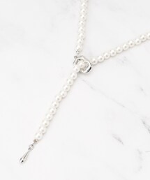 SHOO・LA・RUE | パール調Y字ネックレス(ネックレス)