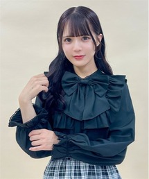 axes femme POETIQUE | ビッグリボンブラウス(シャツ/ブラウス)