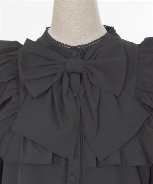 axes femme POETIQUE（アクシーズファムポエティック）の「ビッグリボンブラウス（シャツ/ブラウス・レディース・ホワイト/ブラック/ワイン・MEDIUM）」の21枚目の写真