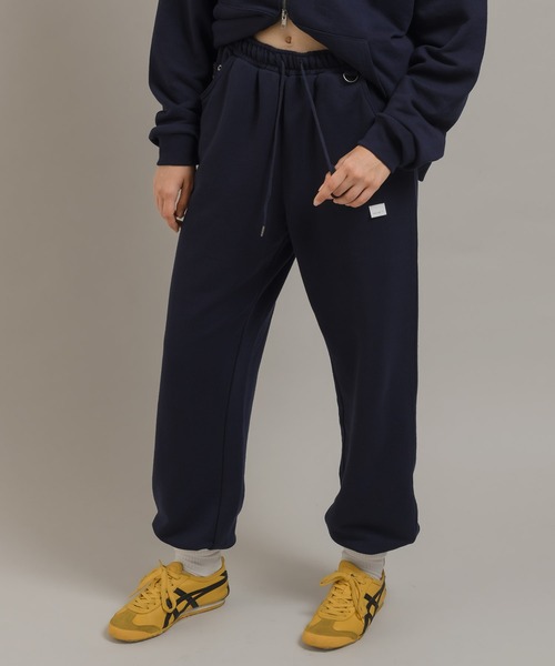 MUHET(ミュエータ)の「裏毛スウェットパンツ(スウェットパンツ・レディース・ネイビー/杢グレー・MEDIUM/X-LARGE)」の1枚目の写真