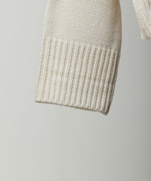 NILWAY(ニルウェイ)の「ライン オーバー ハイネック ニット(ニット/セーター・メンズ・チャコール/ブラウン/グリーン/アイボリー/ブラック・MEDIUM/LARGE)」の9枚目の写真