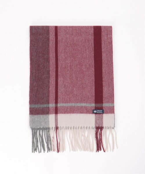 ikka（イッカ）の「ウールパネルヘリンボーンマフラー（マフラー・メンズ・ワイン/ブラック/ネイビー・FREE）」の14枚目の写真