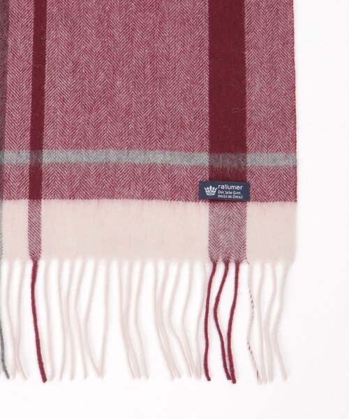 ikka（イッカ）の「ウールパネルヘリンボーンマフラー（マフラー・メンズ・ワイン/ブラック/ネイビー・FREE）」の15枚目の写真