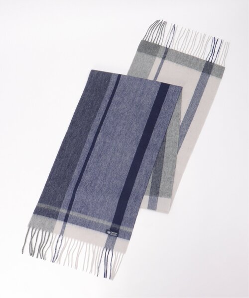 ikka（イッカ）の「ウールパネルヘリンボーンマフラー（マフラー・メンズ・ワイン/ブラック/ネイビー・FREE）」の19枚目の写真