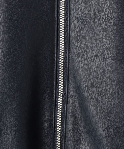 MAGIC STICK（マジックスティック）の「＜MAGIC STICK＞ レザータッチ CWU-36P ジャケット（ブルゾン・メンズ・ネイビー/ブラック・M/L）」の14枚目の写真