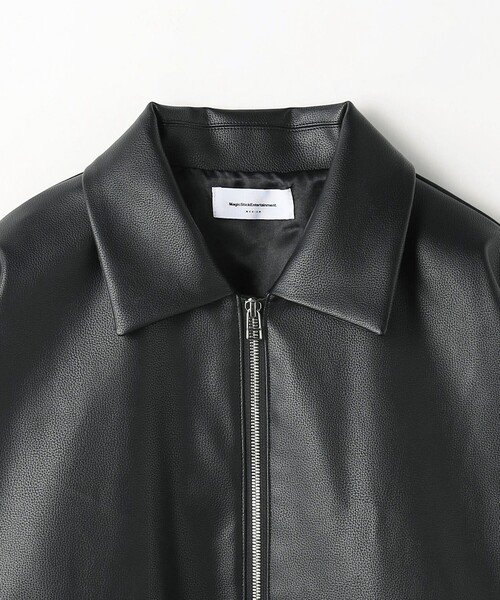 MAGIC STICK（マジックスティック）の「＜MAGIC STICK＞ レザータッチ CWU-36P ジャケット（ブルゾン・メンズ・ネイビー/ブラック・M/L）」の16枚目の写真