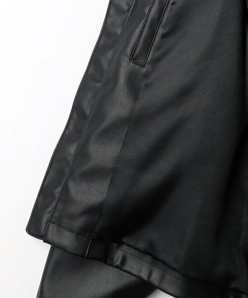 MAGIC STICK（マジックスティック）の「＜MAGIC STICK＞ レザータッチ CWU-36P ジャケット（ブルゾン・メンズ・ネイビー/ブラック・M/L）」の17枚目の写真