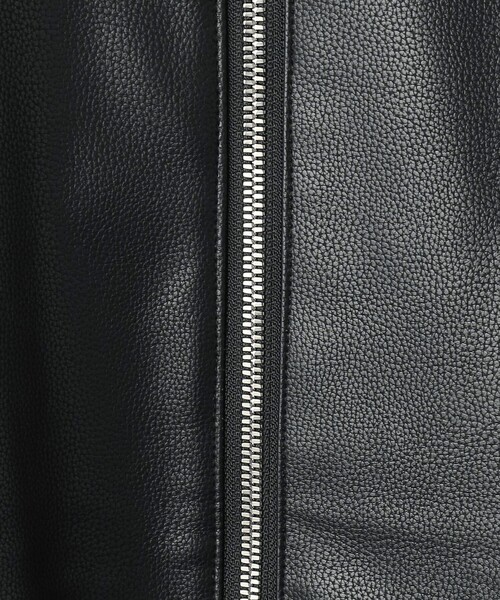 MAGIC STICK（マジックスティック）の「＜MAGIC STICK＞ レザータッチ CWU-36P ジャケット（ブルゾン・メンズ・ネイビー/ブラック・M/L）」の18枚目の写真