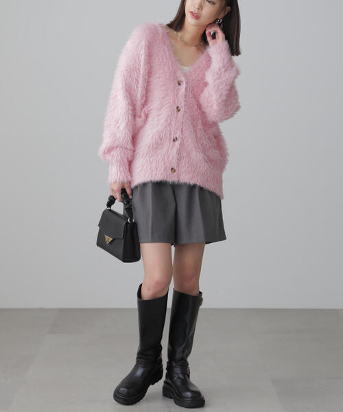 FREE'S MART（フリーズマート）の「◆シャギーカーディガン（カーディガン/ボレロ・レディース・ホワイト/ピンク/グレー/ブラウン系その他・FREE）」の15枚目の写真