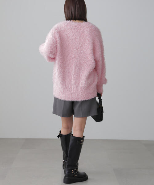 FREE'S MART（フリーズマート）の「◆シャギーカーディガン（カーディガン/ボレロ・レディース・ホワイト/ピンク/グレー/ブラウン系その他・FREE）」の17枚目の写真