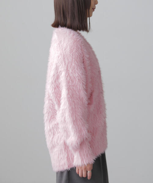 FREE'S MART（フリーズマート）の「◆シャギーカーディガン（カーディガン/ボレロ・レディース・ホワイト/ピンク/グレー/ブラウン系その他・FREE）」の19枚目の写真