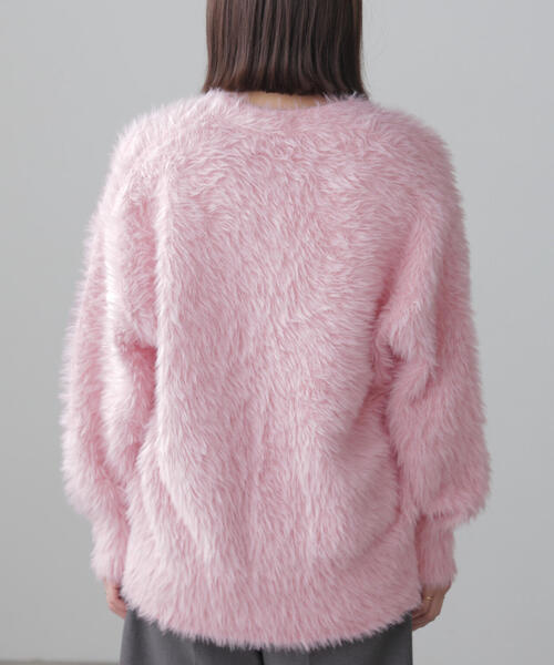 FREE'S MART（フリーズマート）の「◆シャギーカーディガン（カーディガン/ボレロ・レディース・ホワイト/ピンク/グレー/ブラウン系その他・FREE）」の21枚目の写真