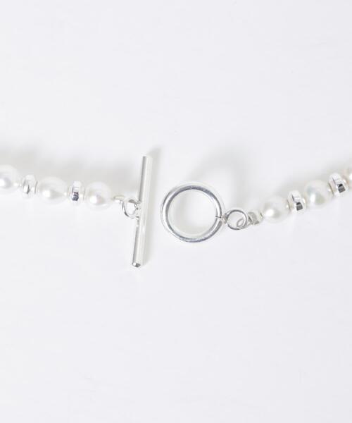 URBAN RESEARCH（アーバンリサーチ）の「decor『デコール』　Hematite Pearl Choker（ネックレス・レディース・シルバー・-）」の9枚目の写真