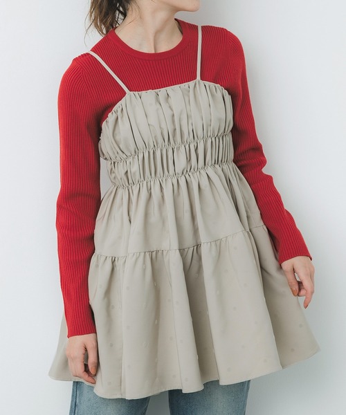 ✳︎FENDIフェンディ　ズッカ柄　シルク100%シアーキャミソールチュニック ✳︎FENDIフェンディズッカ柄シルク100%シアーキャミソール