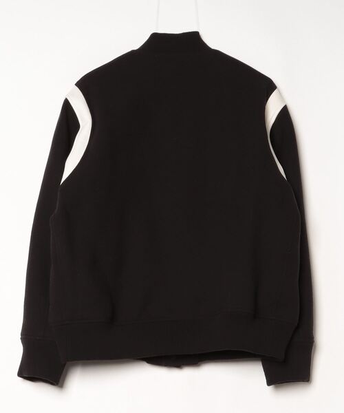 marka（マーカ）の「marka / マーカ：別注 PUFFED AWARD JACKET - 1/14 wool vintage double cloth -：M24C-15BL02C-ARK[COR]（スタジャン・メンズ・ダークブラウン・2(M)）」の2枚目の写真