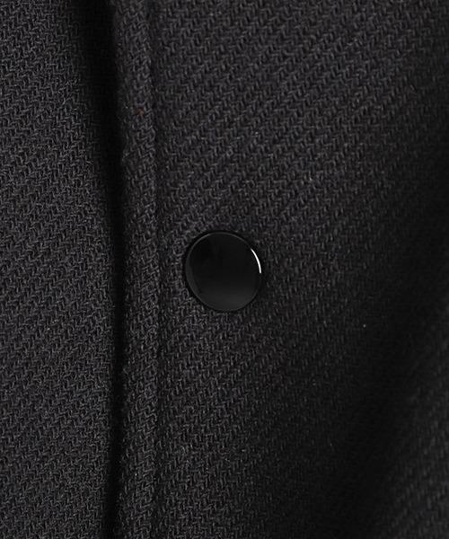 marka（マーカ）の「marka / マーカ：別注 PUFFED AWARD JACKET - 1/14 wool vintage double cloth -：M24C-15BL02C-ARK[COR]（スタジャン・メンズ・ダークブラウン・2(M)）」の5枚目の写真