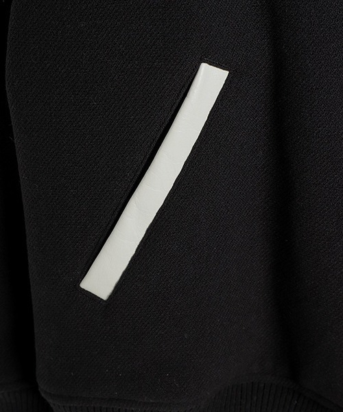 marka（マーカ）の「marka / マーカ：別注 PUFFED AWARD JACKET - 1/14 wool vintage double cloth -：M24C-15BL02C-ARK[COR]（スタジャン・メンズ・ダークブラウン・2(M)）」の6枚目の写真