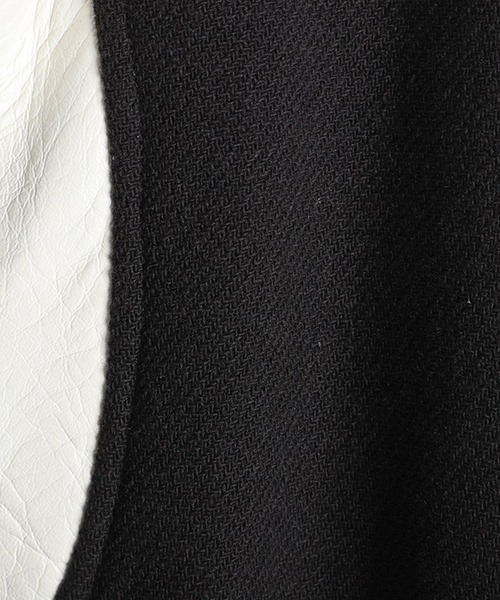 marka（マーカ）の「marka / マーカ：別注 PUFFED AWARD JACKET - 1/14 wool vintage double cloth -：M24C-15BL02C-ARK[COR]（スタジャン・メンズ・ダークブラウン・2(M)）」の8枚目の写真