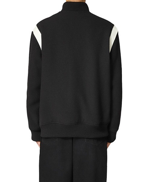 marka（マーカ）の「marka / マーカ：別注 PUFFED AWARD JACKET - 1/14 wool vintage double cloth -：M24C-15BL02C-ARK[COR]（スタジャン・メンズ・ダークブラウン・2(M)）」の12枚目の写真